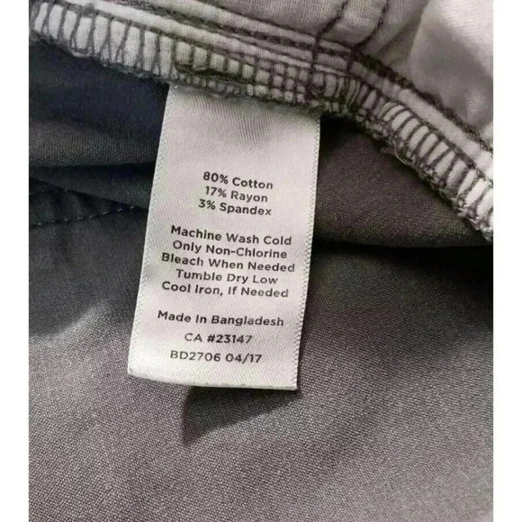 Talbots Pants (16W) Gray Womens‎ Skinny Ankle Zipper, High Rise, Soft Feel - Picture 8 of 9